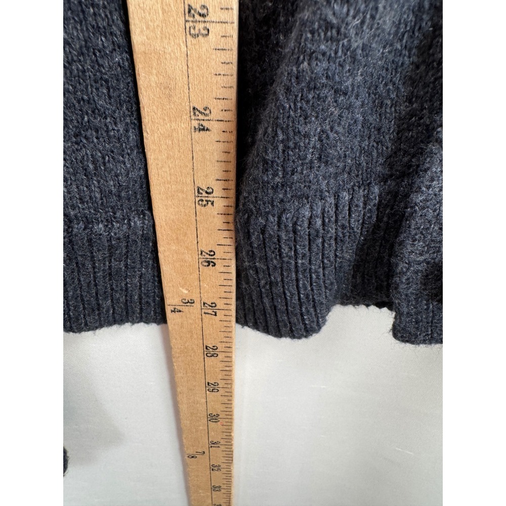 Abercrombie & Fitch Cardigan sz XXL Blue Shawl Collar preppy money fisherman - Picture 5 of 6